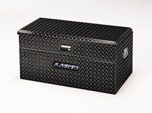 lund 79436 36-inch aluminum flush mount single lid truck tool box, diamond plated, black
