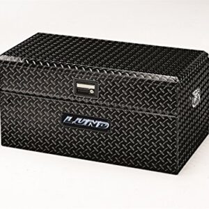 Lund 79436 36-Inch Aluminum Flush Mount Single Lid Truck Tool Box, Diamond Plated, Black