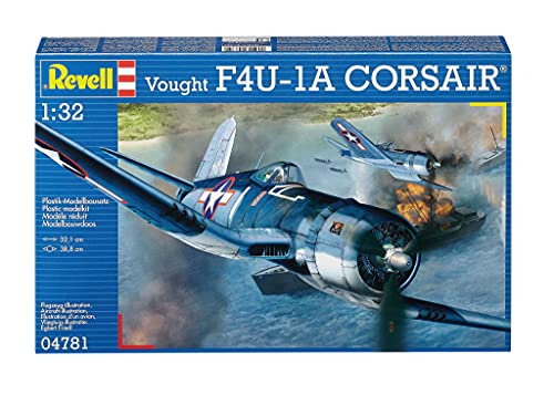 Revell Germany 04781 Vought F4U-1A Corsair Plastic Model Kit (1/32 Scale)