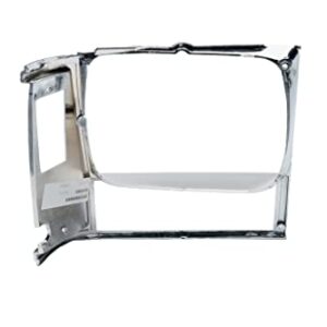 Omix | 12419.11 | Headlight Bezel, Left, Chrome | OE Reference: 55002245 | Fits 1984-1990 Jeep Cherokee XJ/MJ