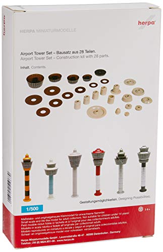 DARON Herpa Airport Tower Set (28 Pieces)