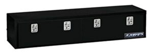 lund 76172 72-inch 16-gauge steel top rail mount box, black