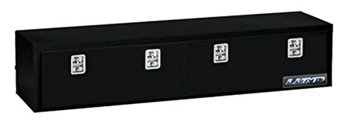 Lund 76172 72-Inch 16-Gauge Steel Top Rail Mount Box, Black