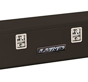 Lund 76172 72-Inch 16-Gauge Steel Top Rail Mount Box, Black