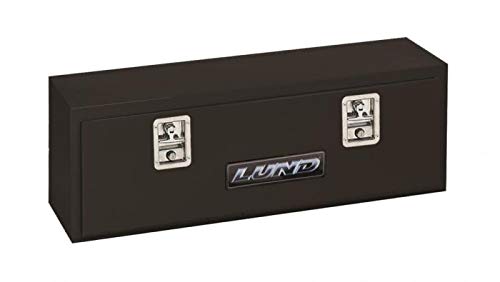 Lund 76172 72-Inch 16-Gauge Steel Top Rail Mount Box, Black