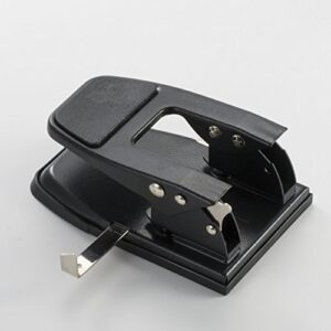 Officemate Heavy Duty 2-Hole Punch, Padded Handle, Black, 50-Sheet Capacity (90082), Model Number: OIC90082