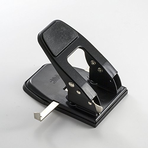 Officemate Heavy Duty 2-Hole Punch, Padded Handle, Black, 50-Sheet Capacity (90082), Model Number: OIC90082