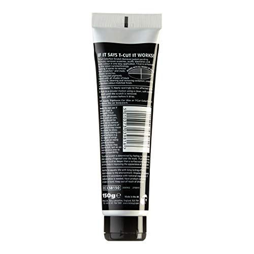 T-Cut Colour Fast Black Car Wax Polish Scratch Remover Colour Enhancer 5.3Oz (150g) Tube