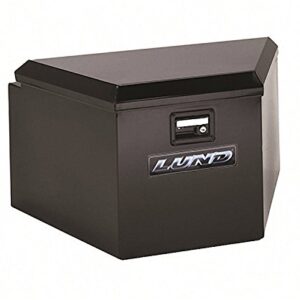 Lund 76234 21-Inch 16-Gauge Steel Trailer Tongue Box, Black