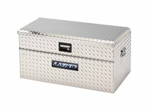 lund 9460wb 60-inch aluminum wide flush mount truck tool box, diamond plated, silver
