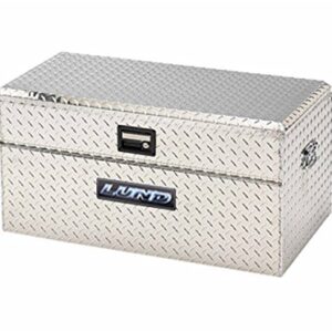 Lund 9460WB 60-Inch Aluminum Wide Flush Mount Truck Tool Box, Diamond Plated, Silver