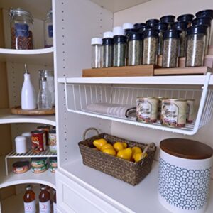 Organized Living Large Under-Shelf Basket - White