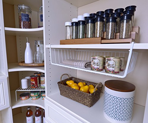 Organized Living Large Under-Shelf Basket - White