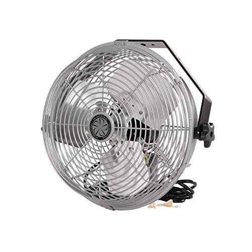 TPI Corporation U12-TE Industrial Workstation Fan, Mountable, Single Phase, 12" Diameter, 120 Volt