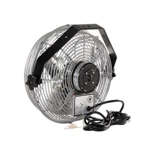 TPI Corporation U12-TE Industrial Workstation Fan, Mountable, Single Phase, 12" Diameter, 120 Volt