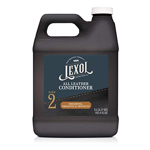 Lexol Leather Conditioner, Use on Furniture, Car Interiors, Shoes, Handbags, Accessories, 101.4 Fl Oz Each