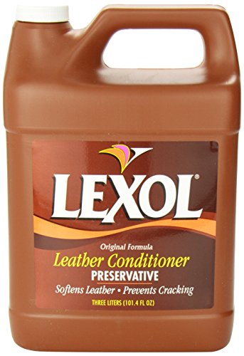 Lexol Leather Conditioner, Use on Furniture, Car Interiors, Shoes, Handbags, Accessories, 101.4 Fl Oz Each