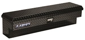 lund 79772 70-inch aluminum side mount box, diamond plated, black