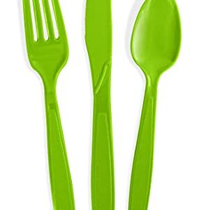 Preserve - 11101 Preserve Cutlery Set Kitchen Supplies, 24 CT, Apple Green