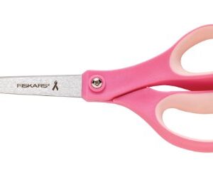 Fiskars 8 Inch Breast Cancer Awareness Scissors