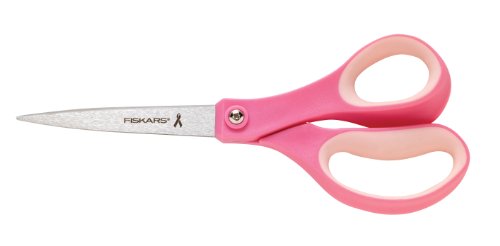 Fiskars 8 Inch Breast Cancer Awareness Scissors