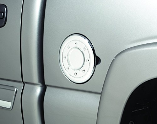 Auto Ventshade [AVS] Fuel Door Cover - Chrome | 688773 | Fits 2002 - 2006 Avalanche, 2001 - 2006 Suburban/Escalade EXT/Yukon XL, 2001 - 2007 Silverado/Sierra 1500/2500/3500 Classic/Crew Cab