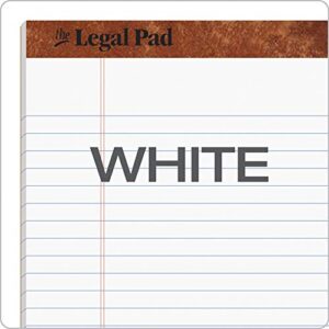 TOPS The Legal Pad Writing Pads, 8-1/2 x 11-3/4, Legal Rule, 50 Sheets, 12 Pack (7533)