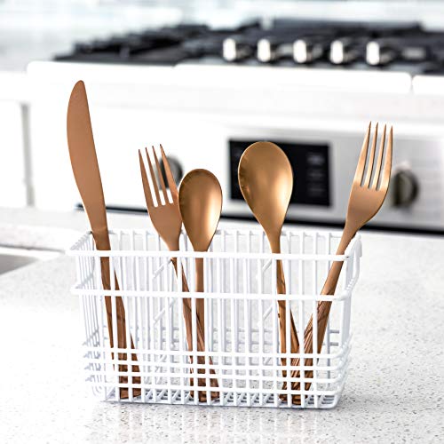 Better Houseware Utensil Drying Rack - 3 Compartment (White)