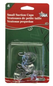 adams christmas 7500-77-1043 small suction cup, 4-pack