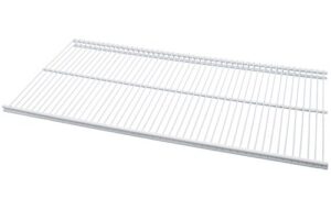 organized living freedomrail ventilated shelf, 36-inch x 12-inch – white