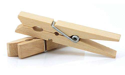 Creativity Street Spring Clothespins, Natural, Extra-Large, 3-3/8", 50 Pieces