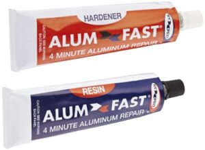 hy-poxy h-455 alumfast 6.5 oz rapid cure aluminum putty repair kit