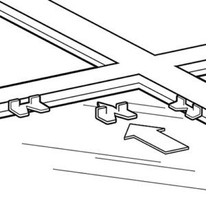 OOK Glazing Push Points, Glazier Points, Steel, Zinc Finish (45 Piece)