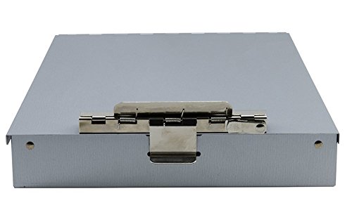 Saunders Metal Clipboard with Storage, Letter Size Heavy Duty Contractor Grade Clipboard, Recycled Aluminum Dual Storage Form Holder with High Capacity Clip, Assembled in USA, Silver Cruiser-Mate