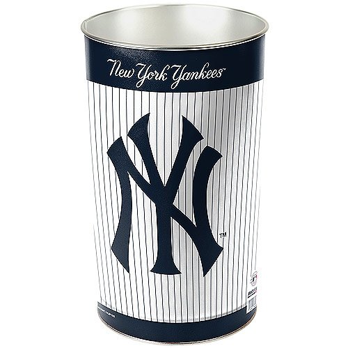 WinCraft New York Yankees MLB Tapered Wastebasket (15" Height)