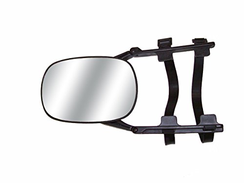 CIPA 11950 Clip-On Towing Mirror Black & Silver, 15.75 Inch