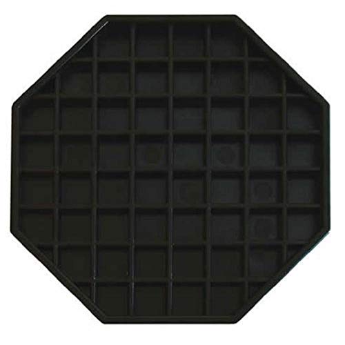 Update International (DT-6X6) Octagonal Plastic Drip Tray