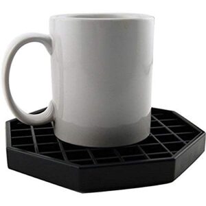 Update International (DT-6X6) Octagonal Plastic Drip Tray