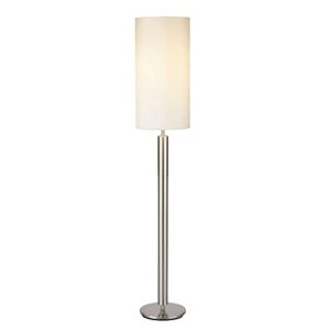 Adesso 4174-22 Hollywood Table Lamp, 58 in., 100W Incandescent, Brushed Steel Finish, 1 Tall Lamp