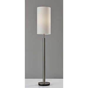 Adesso 4174-22 Hollywood Table Lamp, 58 in., 100W Incandescent, Brushed Steel Finish, 1 Tall Lamp