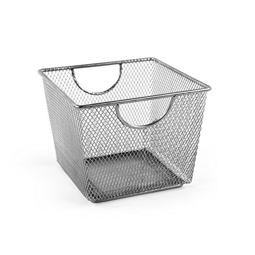 Design Ideas Mesh Storage Nest, Silver, Small