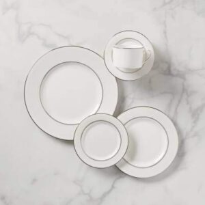 Kate Spade New York Cypress Point Dinnerware 5-Piece Place Setting, White