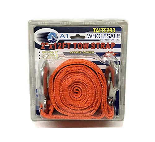 AJ 2" x 12Ft Tow Strap