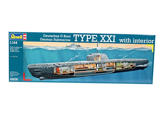 Revell 05078 U-Boat XXI Type w. Interieur Model Kit