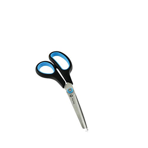 Westcott 8 inch Easy Grip Left Handed Soft Grip Scissor - Black/Blue