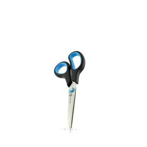 Westcott 8 inch Easy Grip Left Handed Soft Grip Scissor - Black/Blue