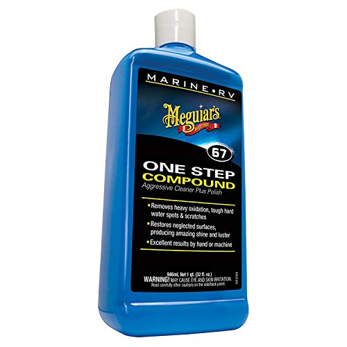 Meguiar's M6732 Marine/RV One Step Compound - 32 Oz Bottle