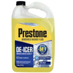 prestone as250 de-icer windshield washer fluid – 1 gallon