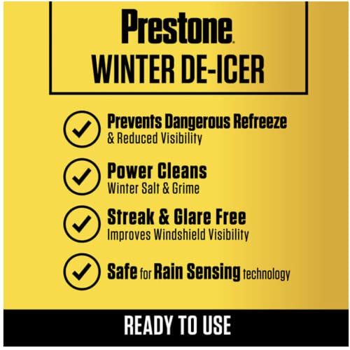 Prestone AS250 De-Icer Windshield Washer Fluid - 1 Gallon