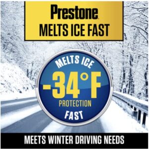 Prestone AS250 De-Icer Windshield Washer Fluid - 1 Gallon